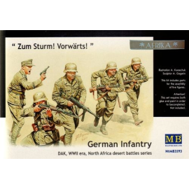 Figuras German (WWII) Infantry, DAK WWII, North Africa desert battles series