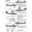 Fleet Air Arm (FAA) Selection 1939-41 (9) Fairey Swordfish Mk.I P4224 5R 819 NAS HMS Illustrious 1940; K8867 G3P 812 NAS HMS Glo