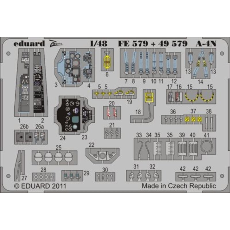 Douglas A-4N Skyhawk (self adhesive) (diseñado para ser ensamblado con maquetas de Hasegawa)