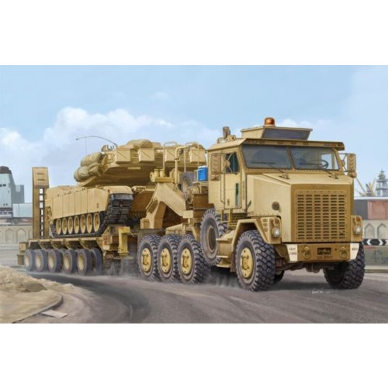 Oshkosh M1070 Truck Tractor and M1000 HETS (Heavy Equipment Transporter Semi-trailer)