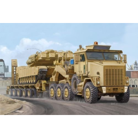Maqueta Oshkosh M1070 Truck Tractor and M1000 HETS (Heavy Equipment Transporter Semi-trailer)