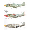 North-American P-51D Mustang Part 3 (3) 44-63607 FT-L 354th FG Lt.Col.Glenn T. Eagleston yellow nose, 44-72308 WD-A 4th FG Maj P