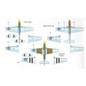 North-American P-51D Mustang Part 3 (3) 44-63607 FT-L 354th FG Lt.Col.Glenn T. Eagleston yellow nose, 44-72308 WD-A 4th FG Maj P