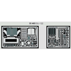 SU-122 (diseñado para ser ensamblado con maquetas de Tamiya kit TA35093)