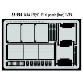 M1A1 IFF/CIF Id panels Iraq (diseñado para ser ensamblado con maquetas de Dragon and Tamiya)