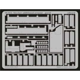 Stryker additional armour (diseñado para ser ensamblado con maquetas de Trumpeter)