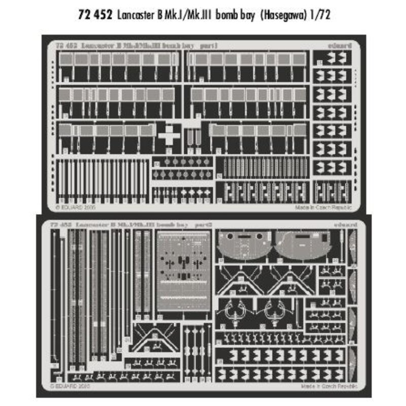 Avro Lancaster Mk.I/III Bomb bay (diseñado para ser ensamblado con maquetas de Hasegawa)