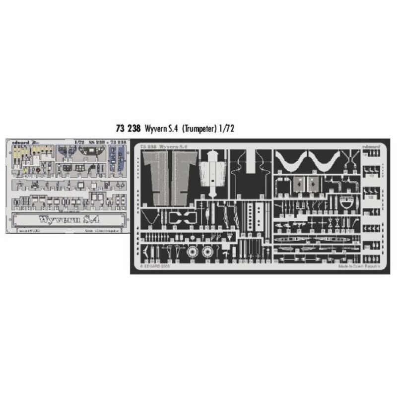 Westland Wyvern S.4 PRE-PAINTED IN COLOUR! (diseñado para ser ensamblado con maquetas de Trumpeter)