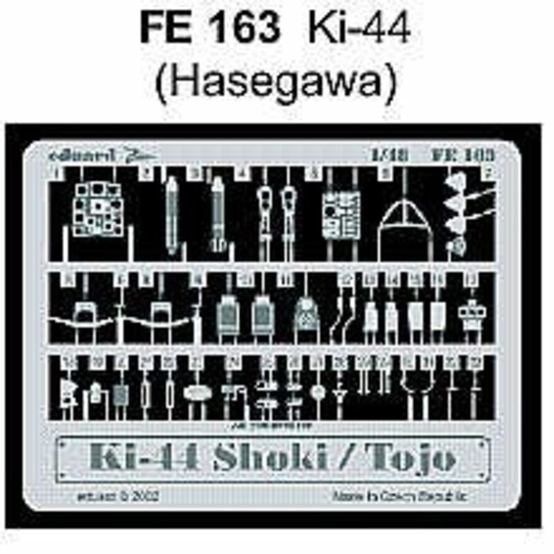 Nakajima Ki-44 (diseñado para ser ensamblado con maquetas de Hasegawa) This Zoom set is a simplified version of the standard set