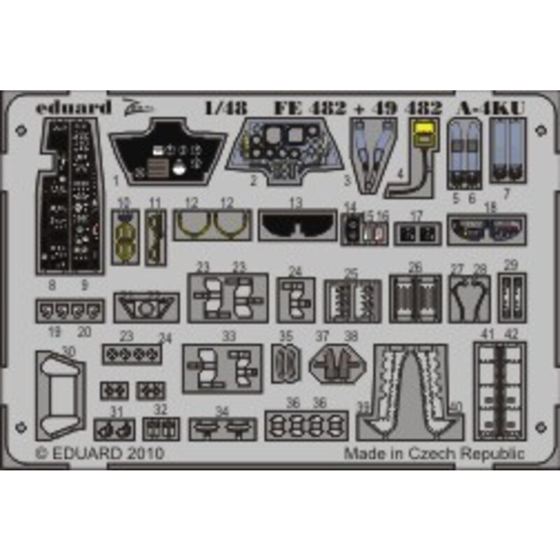 Douglas A-4KU Skyhawk (self adhesive) (diseñado para ser ensamblado con maquetas de Hasegawa)