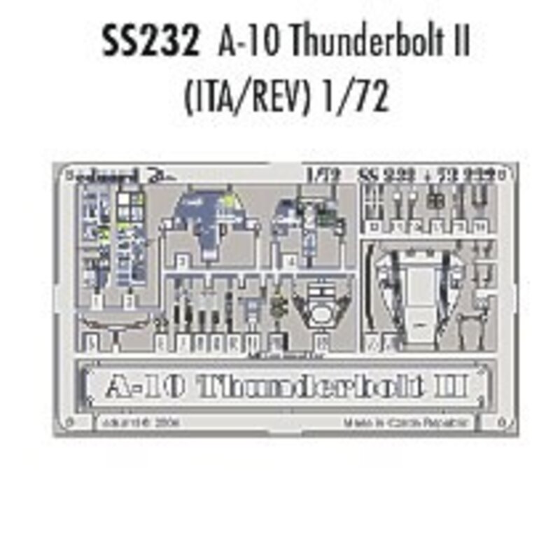 Fairchild A-10 Thunderbolt II PRE-PAINTED IN COLOUR! (diseñado para ser ensamblado con maquetas de Italeri and Revell) This Zoom