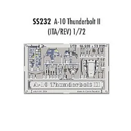 Fairchild A-10 Thunderbolt II PRE-PAINTED IN COLOUR! (diseñado para ser ensamblado con maquetas de Italeri and Revell) This Zoom