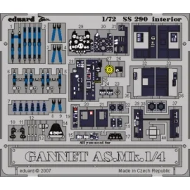 Fairey Gannet AS.Mk.1/4 interior PRE-PAINTED IN COLOUR (diseñado para ser ensamblado con maquetas de Trumpeter) This Zoom set is