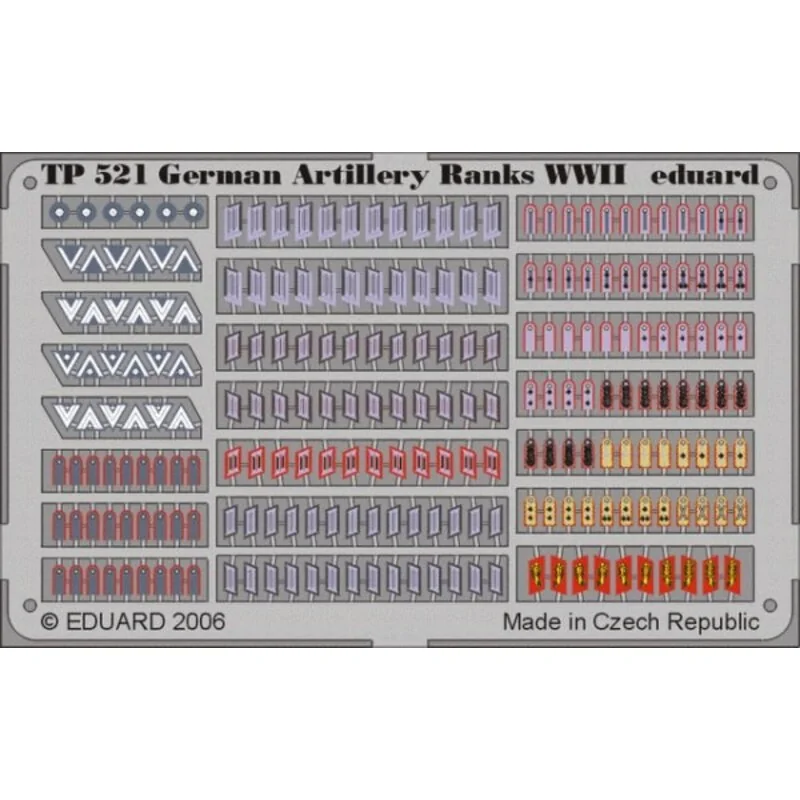 German Artillery Ranks WWII