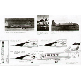 Convair F-106A Delta Dart 191FIG Six Pack Michigan ANG Selfridge Air Force Base