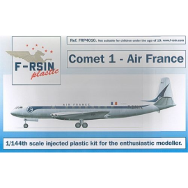 Maqueta de avión de Havilland Comet 1. Decals Air France