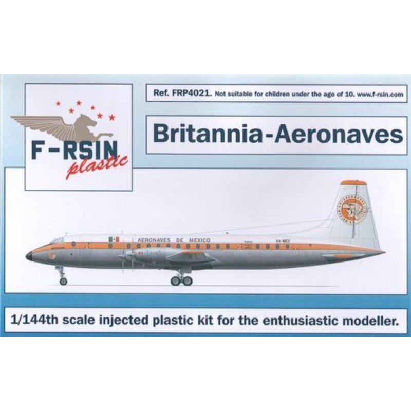 Bristol Britannia 300. Decals Aeronaves de Mexico