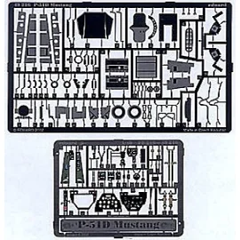 North American P-51D Mustang PRE-PAINTED IN COLOUR! (diseñado para ser ensamblado con maquetas de Tamiya)