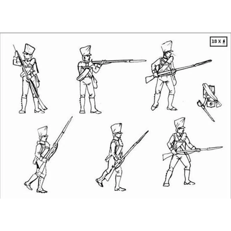 Prussian Infantry (Action poses)