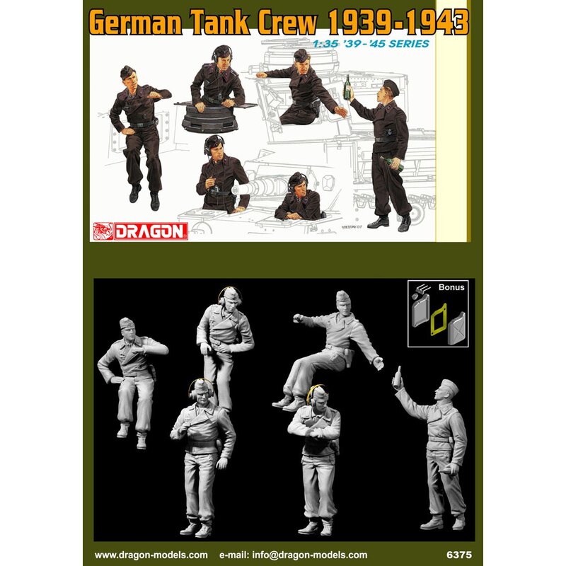 German Tank Crew 1939-1943 x 6 figures