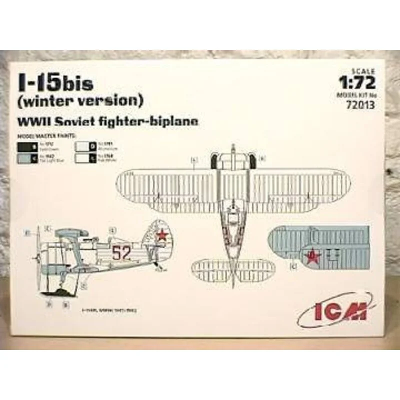 Polikarpov I-15bis Russian aircraft with skis