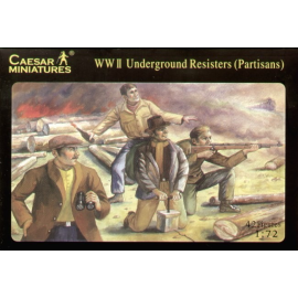 Caesar Miniatures WWII Underground Resistance