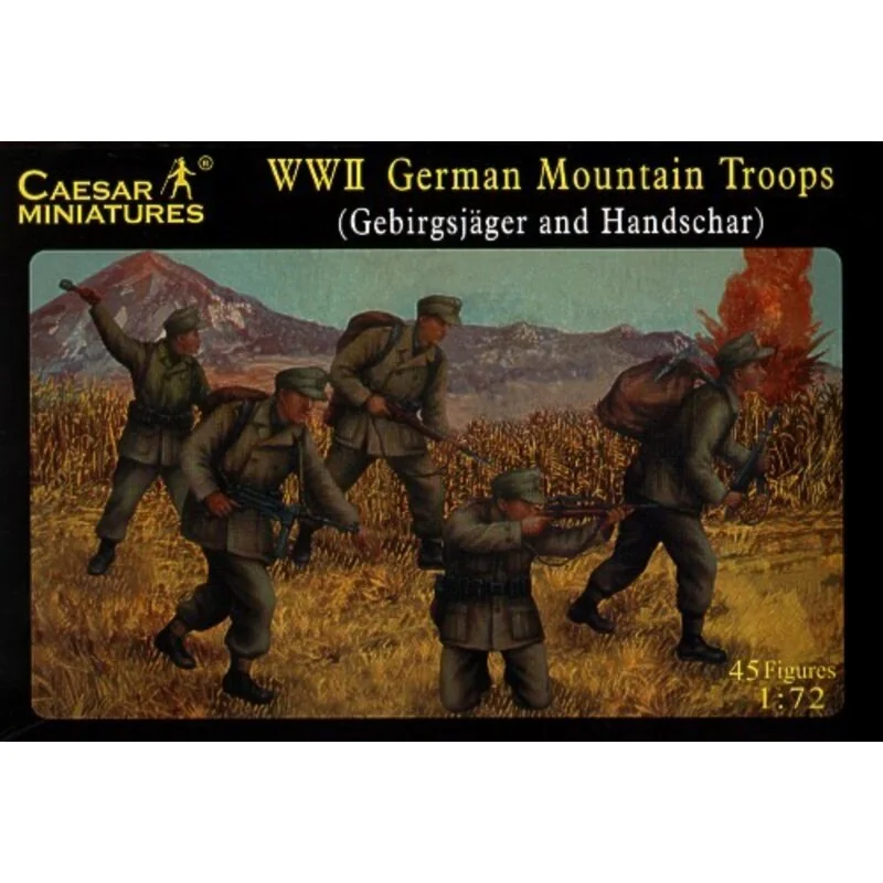 WWII German Mountain Unit Gebirgsjager and Hanschar