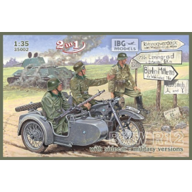 IBG BMW R12 with sidecar - military versions (2 in 1)