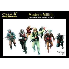 Figuras Modern Militia (Somalian and Asian Militia)