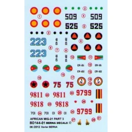 African Air Forces Mikoyan MiG-21 Part 3 : MiG-21bis 509 & 525 Congo-Brazzaville, MiG-21R ER-101 & MiG-21bis ER-102 Eritrea, MiG