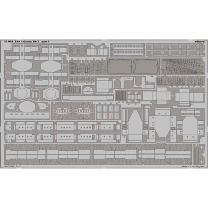 USS Arizona 1941 (designed to be used with Hobby Boss kits) 