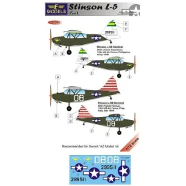 Stinson L-5 USAF Part I. (designed to be used with AZ Model kits) 