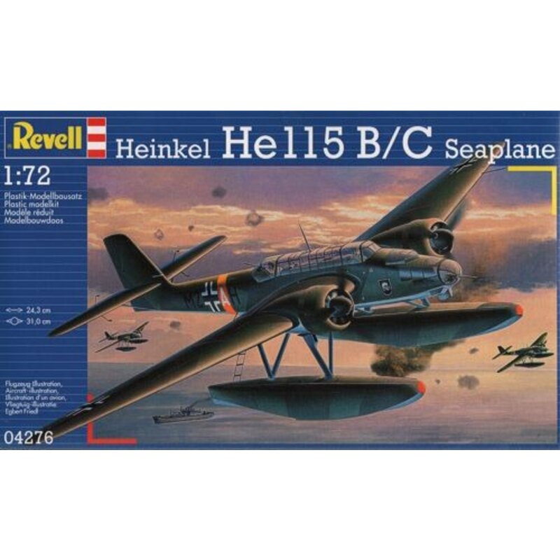 Maqueta Heinkel He 115 Seaplane (ex Matchbox) 