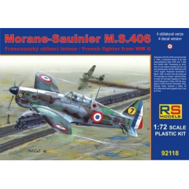 Maqueta Morane-Saulnier MS.406 France 1940&nbsp;&nbsp; New 2/2012 !!! 4 decal variants for France