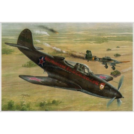 Bell P-39Q/N Airacobra 'Soviet Guard Regiments' Due to its unorthodox design that featured engine located behind the pilot's coc