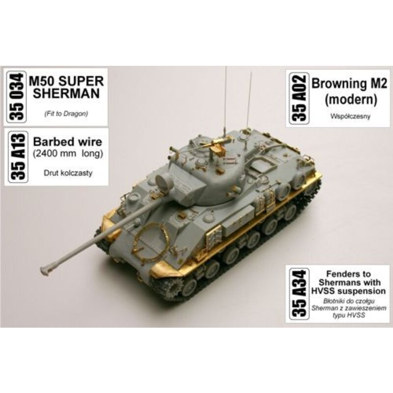 Israeli M50 Super Sherman (diseñado para ser ensamblado con maquetas de Dragon)