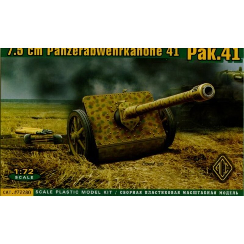 Maqueta 7.5cm Panzerabwehrkanone 41 (PaK 41)