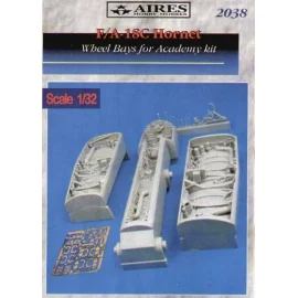 McDonnell Douglas F/A-18C/D Hornet wheel bay (diseñado para ser ensamblado con maquetas de Academy)