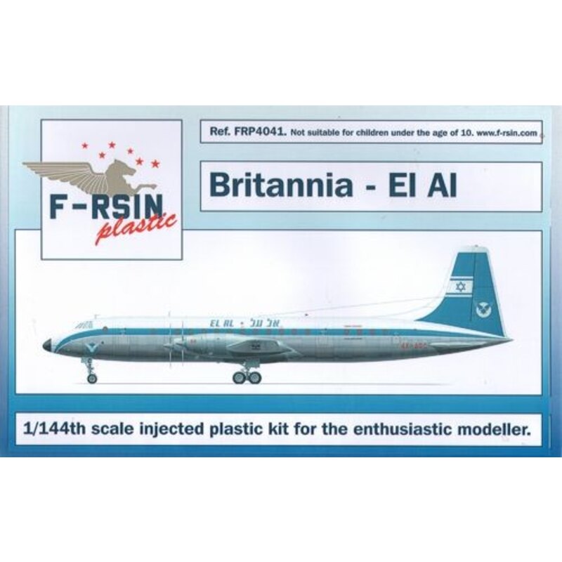 Bristol Britannia - El Al 1/144 - Plástico F-rsin P4041