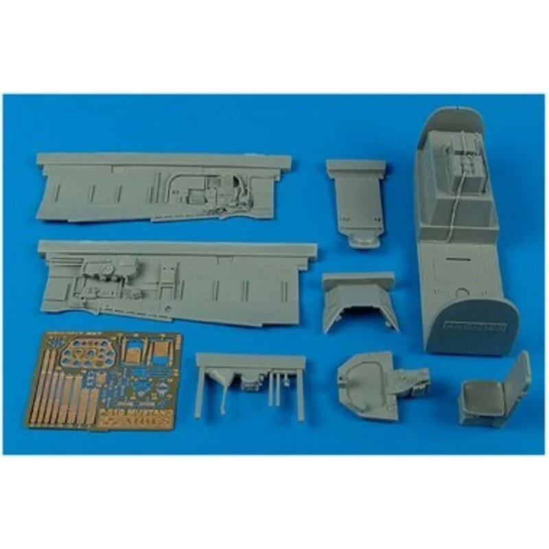 North American P-51D Mustang cockpit set (diseñado para ser ensamblado con maquetas de Trumpeter)