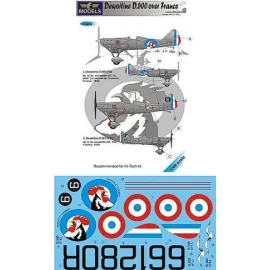 Dewoitine D.500 sobre Francia