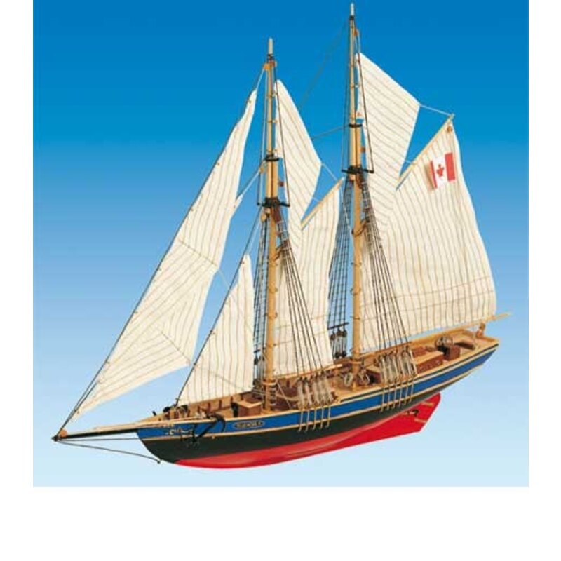 Maqueta de Barco Madera Goleta Virginia American Schooner