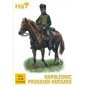 Figuras históricas Prussian Hussars Napoleonic x 12 mounted figures