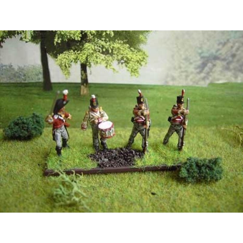 Figuras históricas Peninsular War British Infantry x 92 figures per box