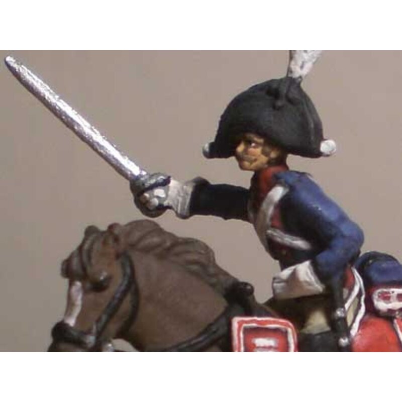 Figuras históricas Napoleonic 1806 Prussian Dragoons