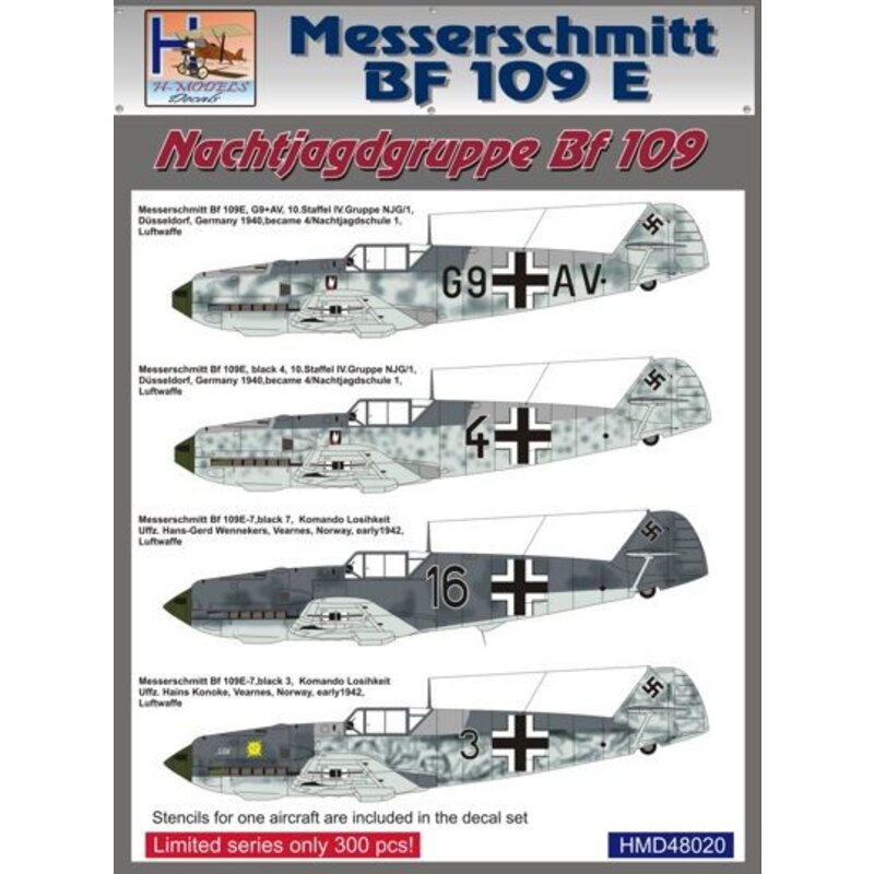 Messerschmitt Bf 109E Messerschmitt Bf 109 Nachtjagdgruppe , Pt.1