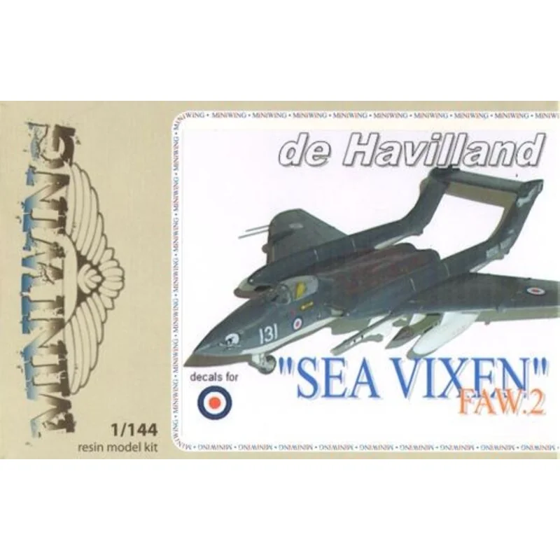 Set de maquetas Revell, kit de avión Sea Vixen Faw 1/72 completo