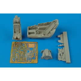 Saab S-35E Draken (Reconnaissance) cockpit set (diseñado para ser ensamblado con maquetas de Hasegawa)