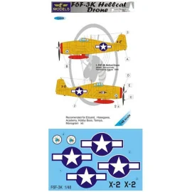 Grumman F6F-3K Hellcat Drone (designed to be used with Eduard, Hasegawa, Academy, Hobby Boss, Tamiya and Monogram kits)