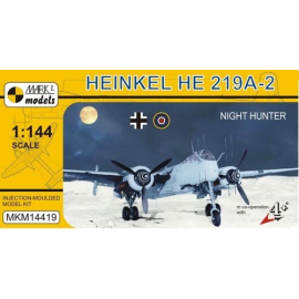 Heinkel He 219A -2 Night Hunter incluye una pequeña carga con piezas de fotograbado ( antenas- asientos de cabina y otros detall